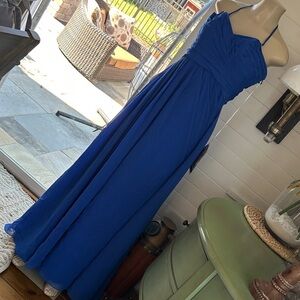 SORELLA VITA Royal Blue Maxi Dress size 12 New prom